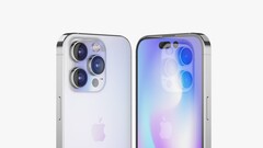 Um dos mais recentes renderizadores do iPhone 14 Pro. (Fonte: CGTrader)