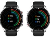 O GTR 2 em tamanho real tem uma tela giratória para uso à esquerda e à direita. (Fonte da imagem: Amazfit)