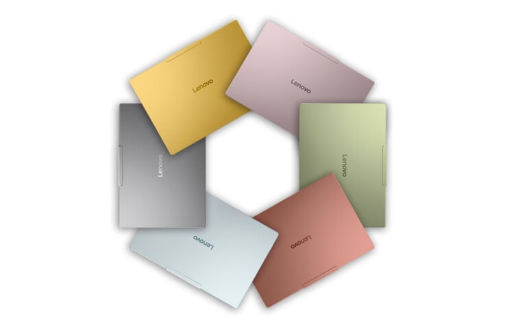O IdeaPad Slim 5 Ultra 14IWC11 pode ser configurado numa variedade de cores em alguns mercados.