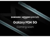O Galaxy M34 está a caminho. (Fonte: Amazon IN)