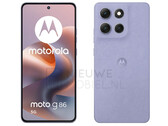 O Moto G86 é um pouco diferente do Moto G85 em termos de design. (Fonte da imagem: via Nieuwe Mobiel)