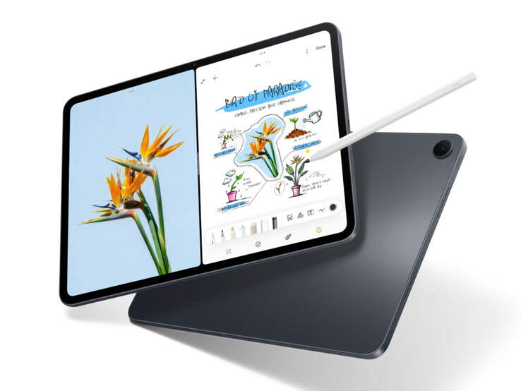 O Oppo Pad 5 em Starlight Black, o único acabamento disponível globalmente.