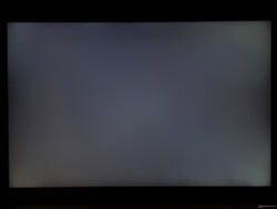 Pequeno vazamento de luz de fundo