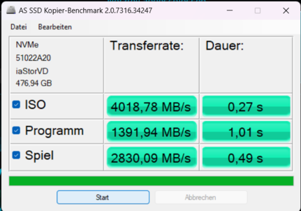 Copiar benchmark