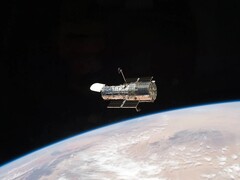 Uma imagem do telescópio espacial Hubble na órbita da Terra (Fonte da imagem: NASA; cortada)