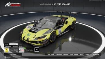 Na imagem: uma captura de tela do jogo Assetto Corsa Competizione.