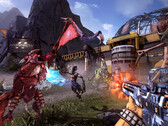 Captura de tela de Borderlands 2 mostrando monstros lutando contra Zero