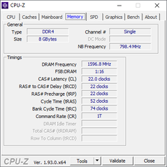 Memória CPU-Z