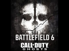 Arte de Call of Duty: Ghosts com o logotipo de Battlefield 6 (Fonte da imagem: Activision, EA com edições)