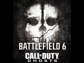 Arte de Call of Duty: Ghosts com o logotipo de Battlefield 6 (Fonte da imagem: Activision, EA com edições)