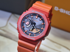Os relógios Casio Galapagos x G-Shock (GA-B2100DF-4A na foto) estão chegando à Europa. (Fonte da imagem: MyNavi News)