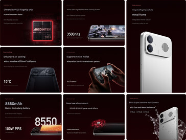 Principais destaques do telefone para jogos (tradução automática)