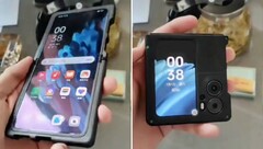 O Find N2 Flip será o smartphone dobrável de segunda geração de Oppo, como seu nome sugere. (Fonte da imagem: Weibo)