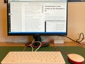 O Microsoft Visual Studio Code acessa o site Raspberry Pi