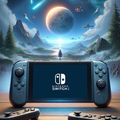 Acredita-se que a Nintendo revelará seu sucessor do Switch em 2024. (Imagem gerada por IA do DALL-E 3 - editada)
