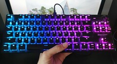 Revisão prática do teclado ROCCAT Vulcan TKL Pro, melhor teclado mecânico TKL (Fonte: Próprio)