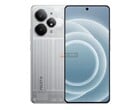Diz-se que o Realme 15 Pro apresenta uma impressionante parte traseira prateada como uma das opções de cores. (Fonte da imagem: 91mobiles)