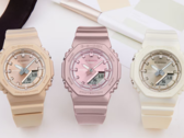 A nova série Casio G SHOCK Women's GMAP2100: Da esquerda para a direita: GMA-P2100ST-9A, GMA-P2100ST-4A, GMA-P2100ST-7A. (Fonte da imagem: Casio)
