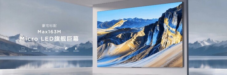 Micro TV LED TCL Max163M de 163 polegadas