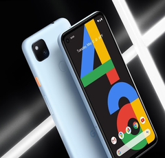 A edição Barely Blue do Pixel 4a só estará disponível nos EUA e no Japão. (Fonte da imagem: Google)