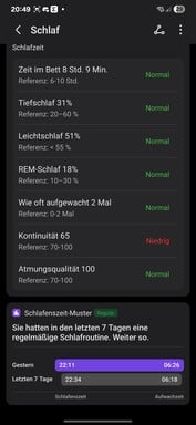 Honor Saúde: Recursos de rastreamento do sono