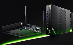 O mini PC NucBox K10 pode acomodar até três SSDs (Fonte da imagem: GMKtec)