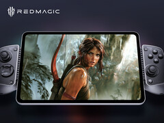 A RedMagic sugeriu que o Gaming Tablet 3 Pro também estará disponível com um acessório dedicado para jogos. (Fonte da imagem: RedMagic)