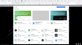 A loja de aplicativos do Docker