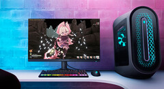 O Alienware AW2724DM tem iluminação AlienFX personalizável. (Fonte da imagem: Dell)