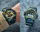 O Casio G-Shock GA-700CMG-3AER (à esquerda) e o DW-6900CMG-3ER (à direita).