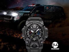 O novo GWG-B1000TLC-1A da Casio segue as sugestões de design diretamente da condução noturna do Rally Dakar. (Fonte da imagem: Casio)
