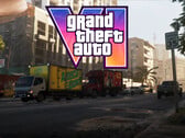 Banner do GTA 6 mostrando o trânsito em Vice City