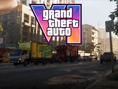 Banner do GTA 6 mostrando o trânsito em Vice City