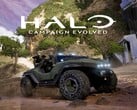 Warthog apresentado em Halo: Campaign Evolved, versão para Xbox