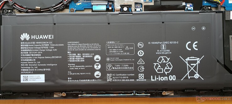 56 Wh bateria