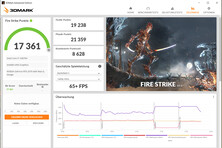 Fire Strike (plugado, modo High Performance)