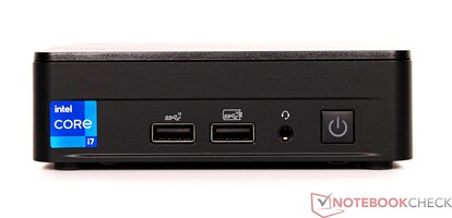 Frente: 2x USB 3.2, conector de áudio de 3,5 mm