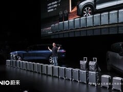 O SUV Nio ES8 de 5 lugares, na foto