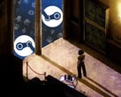 Há alguns jogos gratuitos interessantes. Na imagem: uma captura de tela editada de A Night at Moka Efti.