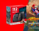 O banner do pacote Nintendo Switch 2 Mario Kart World é mostrado (Fonte da imagem: Amazon com edições)