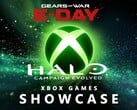 O banner do Xbox Games Showcase 2026 com Halo: Campaign Evolved e Gears of War: E-Day