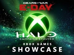 O banner do Xbox Games Showcase 2026 com Halo: Campaign Evolved e Gears of War: E-Day