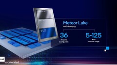 As CPUs Intel Meteor Lake são aparentemente &amp;gt;1,5 vezes mais eficientes do que as SKUs Raptor Lake correspondentes. (Fonte: Intel)