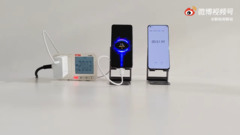 A tecnologia de 200W da Xiaomi em ação. (Fonte: Xiaomi via Weibo)