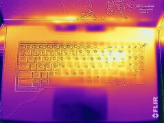 Teste de estresse de temperatura da superfície (topo)