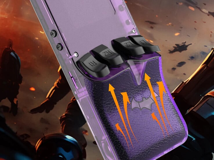 O novo handheld T16 Max tem quatro botões de ombro (Fonte da imagem: fabricante)