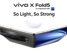 O smartphone dobrável Vivo X Fold5 já está disponível para compra na Índia (Fonte da imagem: Vivo)