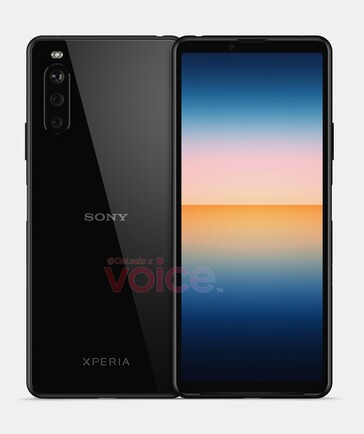 Sony Xperia 10 III. (Fonte da imagem: Voice/OnLeaks)