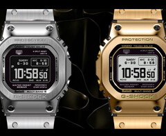 Da esquerda para a direita (na foto), temos o Casio GMW-BZ5000D-1 e o GMW-BZ5000GD-9. (Fonte da imagem: Great G-Shock World)