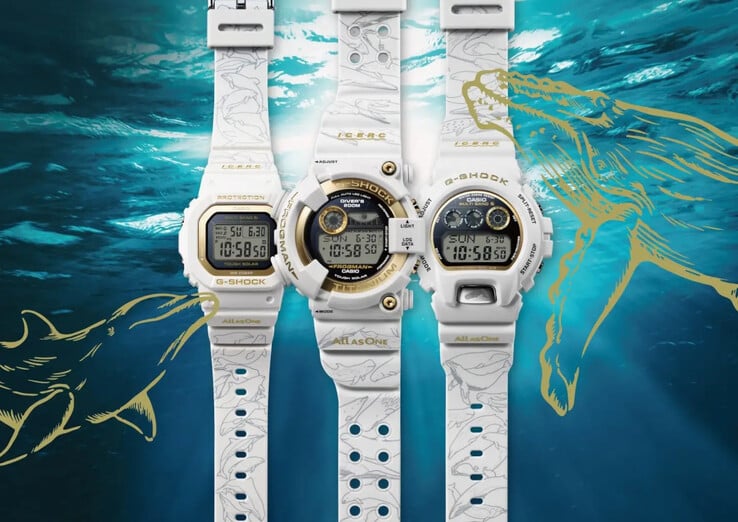 Os modelos 2024 da linha Casio G-Shock "Love The Sea And The Earth". (Fonte da imagem: Casio)